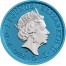 United Kingdom BRITANNIA SPACE BLUE series SPACE EDITION ₤2 Pound Silver Coin 2019 Galvanic plated 1 oz